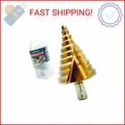 Cortool 2-INCH Hss Spiral Groove Step Drill Bit, 10 Sizes Cobalt Added High Spee New. Price: $35.12.