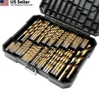 Behappy 230 Pcs Drill Bit Set, 135 Tip Titanium 9.25 X 10.24 2.32 Inches New. Price: $45.66.