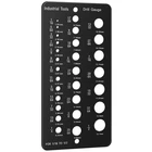 Drill Bit Gauge 1/16 To 1/2 Inch, Screw Size 6.2 X 2.36 Inches, Black New. Price: $12.78.