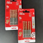 Lot 2 Milwaukee Shockwave 1/8 In Titanium Twist Drill Bit (5-PACK) 48-89-4655 New. Price: $22.75.