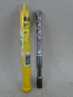 Dewalt 3/4" Spline Drive Masonry Drill Bit 10" Long , DW5747 Used. Price: $27.00.
