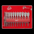 Milwaukee Tool 48-27-1520 13 Pc Flat Boring Bit Set New. Price: $51.99.