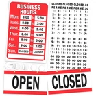 Open Closed Sign For 1 Pack, Red & White Business Hours New. Price: $16.76.