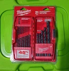 Milwaukee Thunderbolt Black Oxide 21-PIECE Drill Bit Set (48-89-2801) New. Price: $22.22.