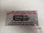 Milwaukee 49-57-1002 In. Quick Change Tang Drive Steel Hawg Cutter New. Price: $64.99.