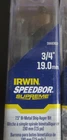 Irwin Speedbor Supreme Auger Bit 3/4IN X 7 1/2IN New. Price: $17.99.