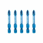PH2 Mach-blue Phillips Impact Driver Bits, In., 5-PK. 19087 New. Price: $17.88.