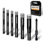 Deckrkat 7-PIECE Dry Diamond Drill Bits & Pack (with Carbide) New. Price: $21.66.
