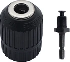Cionyce 1/2" Quick Change Keyless Drill Chuck Adapter 2.0-13MM, 1/4-INCH Hex Sha New. Price: $16.08.