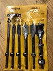 New Dewalt DW1587 Heavy Duty Spade Bit Set, 6 Pieces. Price: $20.00.