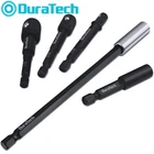 Duratech 5PCS Hex Shank Socket Adapter/extension Bar 1/4" 3/8" 1/2" Adapters New. Price: $19.99.
