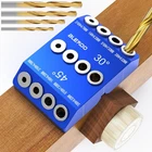 Blekoo Blue Angled Drill Guide Jig With 4 Bits For Wood Posts & Cable New. Price: $32.59.