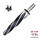 Bridge Construction Reamer Drill Bit, M2 Hss Taper Chucking For 1-1/8" New. Price: $94.64.