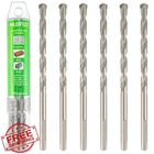 Hlofizi 5/32" X 6" Masonry Drill Bits Pack New. Price: $20.00.