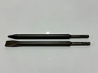 2PC Sds Plus New Y188701 Hammer Chisel 3/4 Wide Scraping & Y18868H Breaking Bit Open. Price: $19.99.