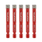 Dry Diamond Drill Bits Set - Focstol 5PCS 8MM Hole Saw Kit With Quick... New. Price: $16.93.