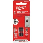 (j) Milwaukee Shockwave Slotted #10 Impact Insert Bits, Pack (48 32 4418) New. Price: $9.49.
