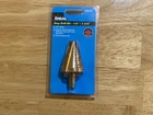 Ideal 35-517 Step Drill Bit 1/4" 1-3/8" Titanium Coating New. Price: $79.99.