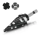 Gmtools M35 Four Spiral Flute Cobalt Step Drill Bit, 3/16-7/8 Wear-resistant ... New. Price: $42.35.