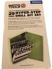 Piece Hyper-step Drill Bit Set New Matco Tools DB29HSG. Price: $360.99.