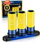 Thinkpro 1/2" Drive Lug Nut Socket Set Pieces Non Marring 3PC New. Price: $34.99.
