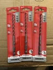 3X Pack Milwaukee Shockwave Hex Carbide Hammer Concrete Drill Bit 1/4" 6" New. Price: $14.99.