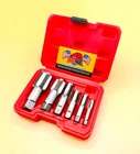 6 Pc Pipe Tap Set 1/8", 1/4", 3/8", 1/2", 3/4", 1" Npt Threader Drill Hog New. Price: $75.99.