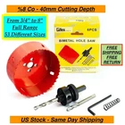 Hole Saw Cuttex Tools Bi-metal KIT,6 Pcs SET,%8 Co, Max 40MM Depth New. Price: $15.95.