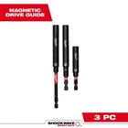 Milwaukee Shockwave 3-PIECE Impact Magnetic Drive Guide Set New. Price: $22.99.
