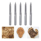 Huhao 5PCS Cnc Wood Carving Router Bit SET,30 Degree Engraving 1/8 Inch Shank... New. Price: $43.72.