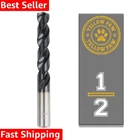 1/2 Inch High-performance Cobalt Drill Bit Metal 6 Length With Case New. Price: $19.94.