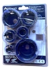 Avanti High Carbon Steel Hole Saw 7 Piece Set Open. Price: $12.88.