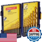 Irwin Tools 18-PIECE Titanium Nitride Coated Turbomax Drill Bit Set With Pro Sto New. Price: $58.89.