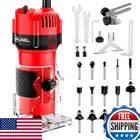 Silvel 800W Wood Router 1.25HP Hand 30000RPM Edge Trimmer 15-PC Bit Red New. Price: $79.87.