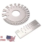 2PCS Metal Thickness Tool, Wire Gauges Size For Welding, Highly Accurate New. Price: $8.99.