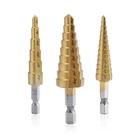 Aleric Step Drill Bit Set - Titanium Coated, High Speed Steel 0.5 Inches New. Price: $10.29.