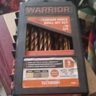 Warrior Titanium Index Drill Bit Set 29PC W/ Case For Wood Plastic Metal Used. Price: $10.00.