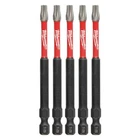 Milwaukee 48-32-4579 T25 Torx Shockwave Impact 3-1/2" Power Bits (5 Pk) New. Price: $12.97.