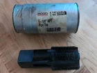 Ridgid 35845 1-1/4" Npt Pipe Tap Used. Price: $44.99.