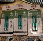 Grk Lot Of 3 T-25, 2-IN Steel Star Bits: Two- Packs (6 Bits), Drill Or Impact New. Price: $16.99.