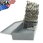 Cle Line 29PC Jobber Drill Bit Set Hi-molybdenum M7 Black & Gold 1/16-1/2 Usa New. Price: $109.99.