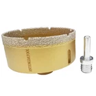 Antengdatool 4-3/8 Inch Dry/wet Diamond Hole Saw For Angle Grinder 110MM New. Price: $78.67.