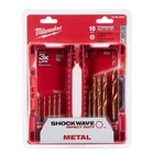 Milwaukee 48-89-4633 10PC. Shockwave Titanium Red Helix Drill Bit Set New. Price: $33.99.