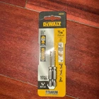 Dewalt 1/4" Hex 1/16" Drill Bit DD5104 Impact Ready 2 Pack New. Price: $11.97.