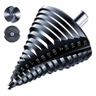 Toolant Gigantic Step Drill Bit(pro), 1/4" 2-1/2"(15 Size), Shank... New. Price: $78.92.