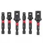 Milwaukee Shockwave Impact Duty 1/4 In. Hex Shank Socket Adapter Set (6-PIECES) New. Price: $21.99.