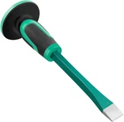 Masonry Chisel With Hand Guard, 12 Inches Heavy Duty Flat End Rock Concrete Mort New. Price: $14.67.