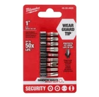 Milwaukee 48-32-4620 Shockwave 9PC 1" Security Impact Bit Set New. Price: $8.00.