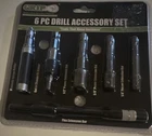 Grip 6-PIECE Drill Accessory Set 35337 Heat Treated Steel Socket Driving New. Price: $20.48.