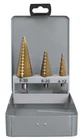 Step Drill Cone Cutter Set Pc Hss 4-30 Mm Fervi F430 New. Price: $77.35.